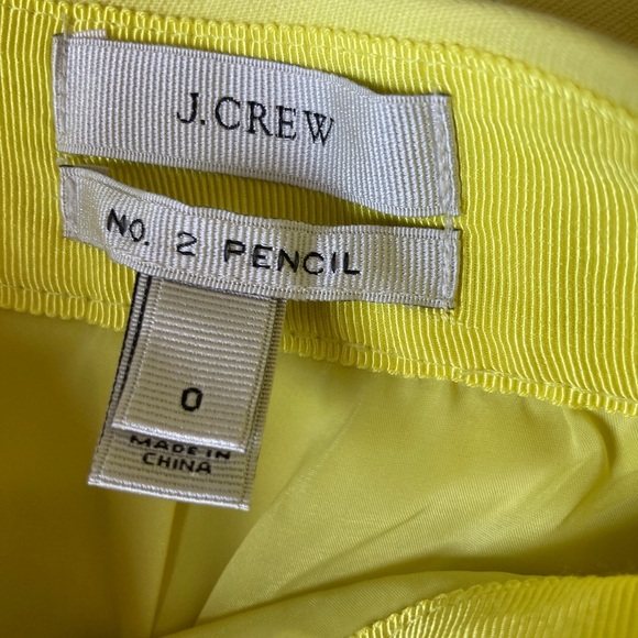 J.CREW No. 2 Pencil Cotton Gingham Skirt In Giant Gingham Size 0 - Picture 5 of 7
